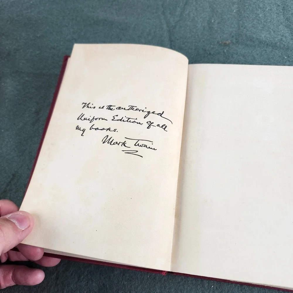 Mark Twain's Works Roughing It Vol.‎ 2 Author's National Ed Harpers 1899